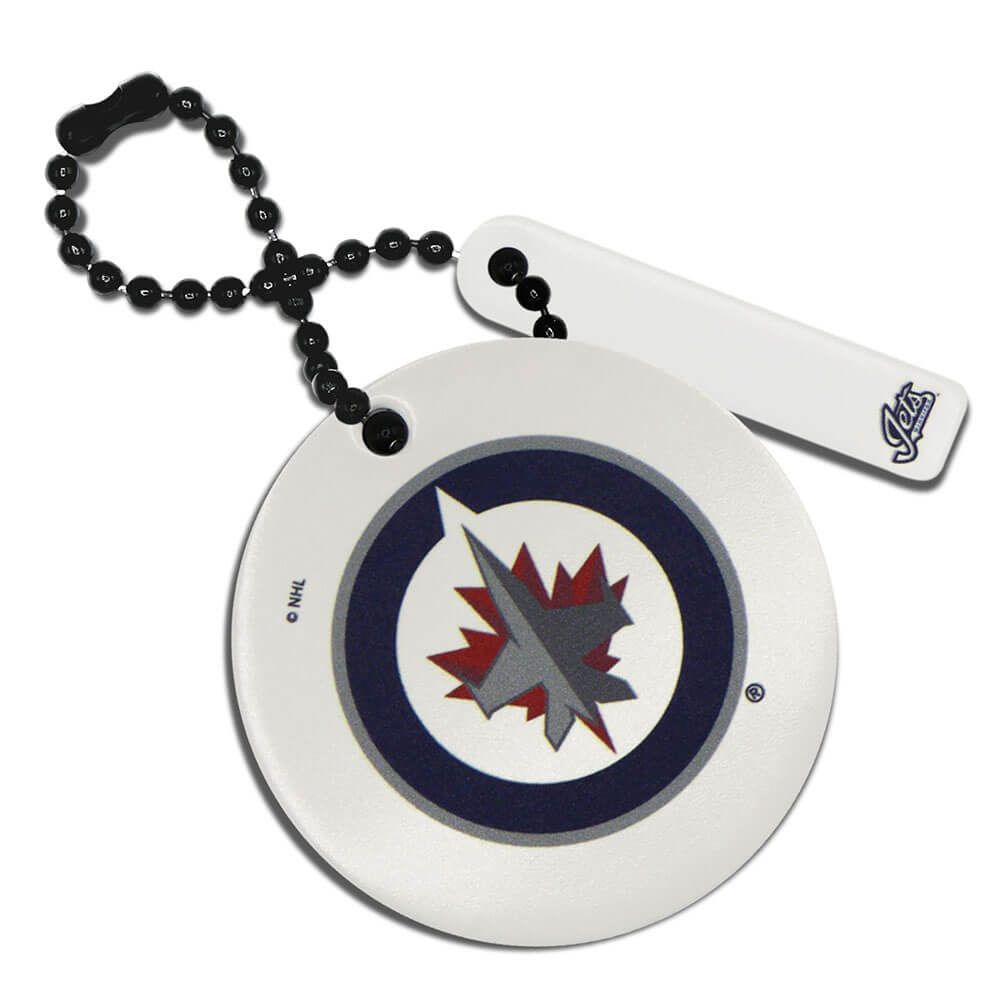Winnipeg Jets Round Ball Chain Keychain